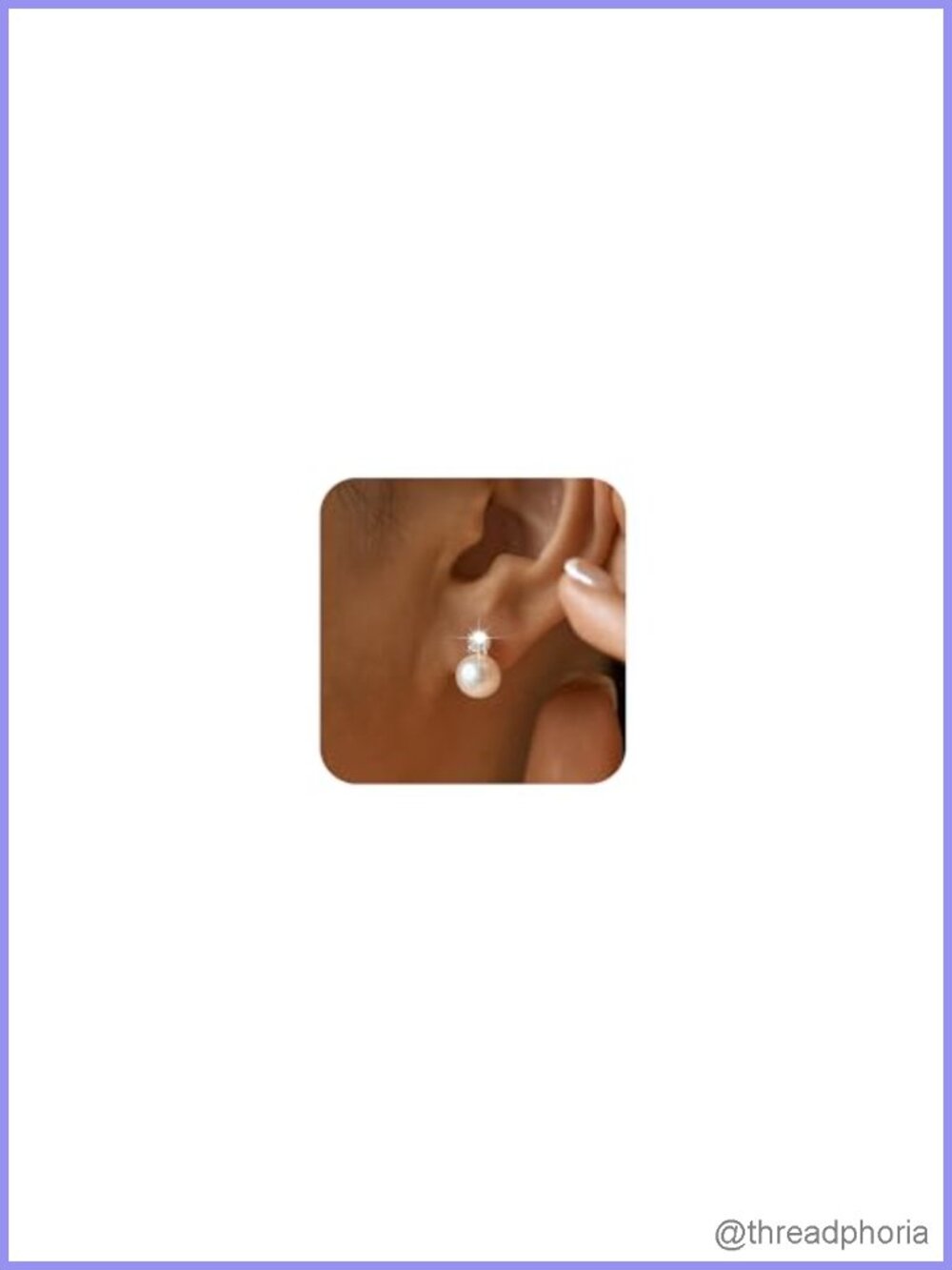 Dainty 14k Gold Plated Pearl Stud Earrings with Sterling Silver Post